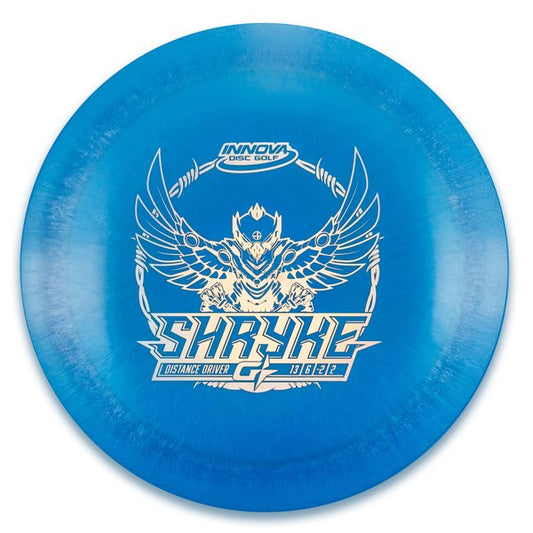 Innova Disc Golf Canada Shryke Distance Driver Superior grip soft	Good durability	Consistent understable flight path	Suitable for all skill levels	Good for distance and control	Versatile for different shots good glide
