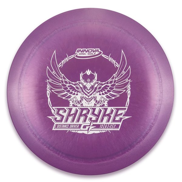 Innova Disc Golf Canada Shryke Distance Driver Superior grip soft	Good durability	Consistent understable flight path	Suitable for all skill levels	Good for distance and control	Versatile for different shots good glide
