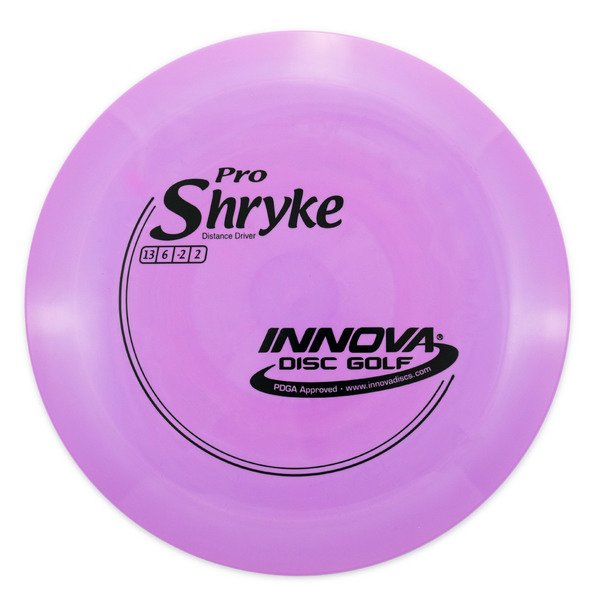 Innova Disc Golf Canada Pro  Shryke distance driver Superior grip soft	Good durability	Consistent understable flight path	Suitable for all skill levels	Good for distance and control	Versatile for different shots
