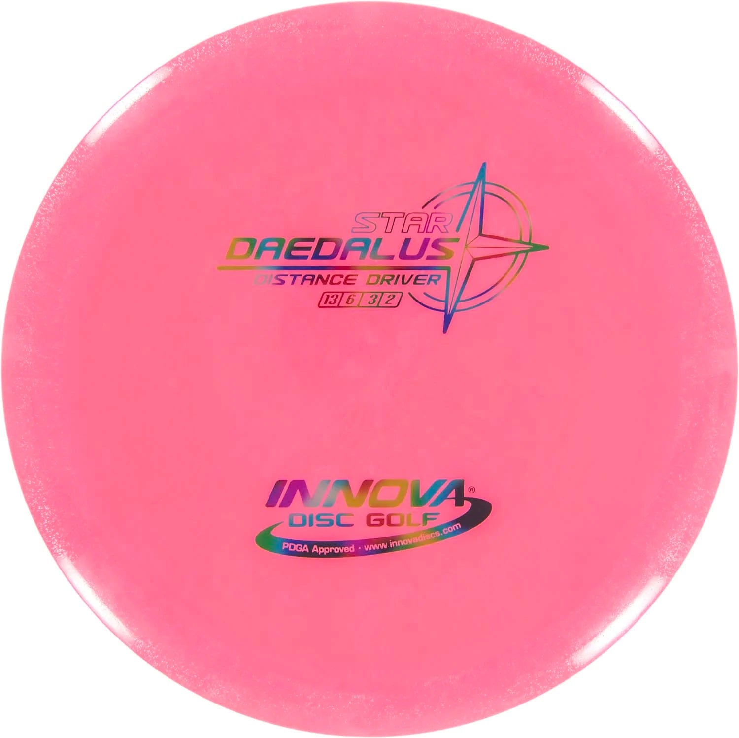 Innova Disc Golf Star Daedalus Distance Driver 	Grippy feel	Good durability	Flexible in cooler conditions	Great for distance and control	Maintains stability over time	Comfortable for grip
