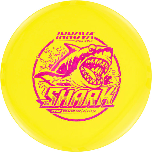 INNOVA DISC GOLF CANADA	Shark		Midrange	Good Grip	Good Durability	Good Glide	Beginner friendly Versatile	Ideal for Controlled Shots	Straight Shooter with fade and no turn
 