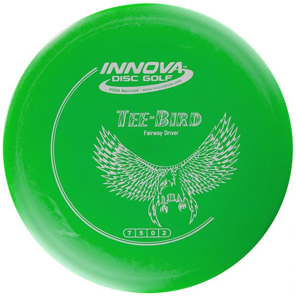 INNOVA DISC GOLF CANADA	Teebird	Fairway Driver	Flexible	Premium Opaque	Weather Resistant	High Speed	Good Glide	Good for Windy Conditions No turn 
