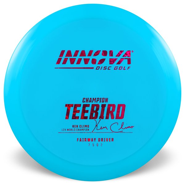 Innova Disc Golf Canada Champion Teebird3 INNOVA DISC GOLF CANADA	Teebird3	Fairway Driver	Flexible	Premium feel	Weather Resistant	High Speed	Good Glide	Good for Windy Conditions No turn flexible grip Great durability 
