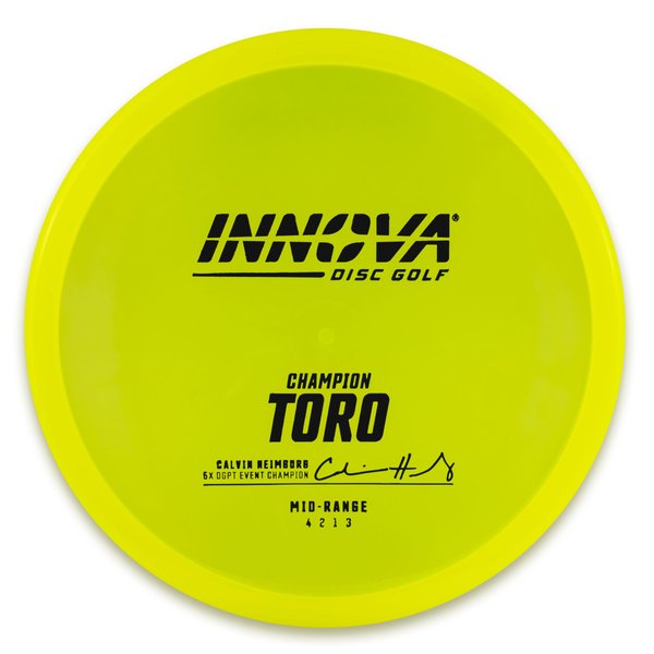 Innova Disc Golf Canada  Toro Mid-Range Disc Putter	Flexible	Champion	Soft Grip	Reliable Fade	Comfortable Feel	Controlled Turn grippy
