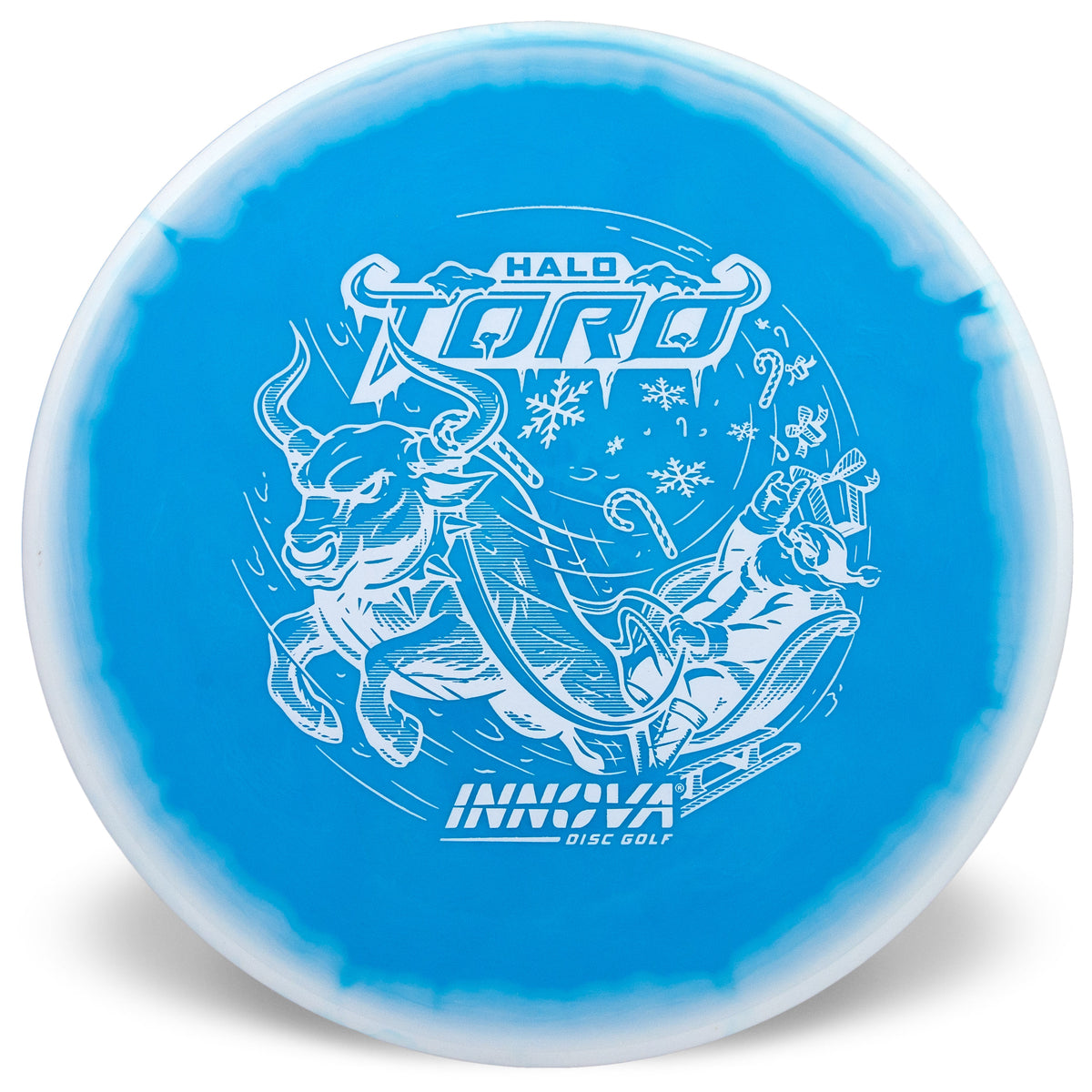 Innova Disc Golf Canada Halo Star Toro Mid-Range Disc Putter	Flexible	Premium Opaque	Christmas Soft Grip	Reliable Fade	Comfortable Feel	Controlled Turn grippy durable flat top

