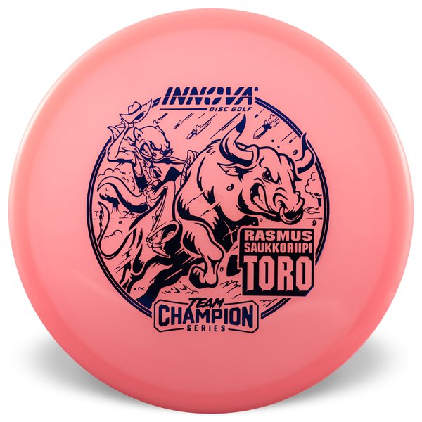 Toro Proto Glow Champion (Rasmus Saukkoriipi 2025 Tour Series)  Mid-Range Disc Putter	Flexible	Premium feel	good Grip	Reliable Fade	Comfortable Feel	Controlled Turn grippy durable flat top
